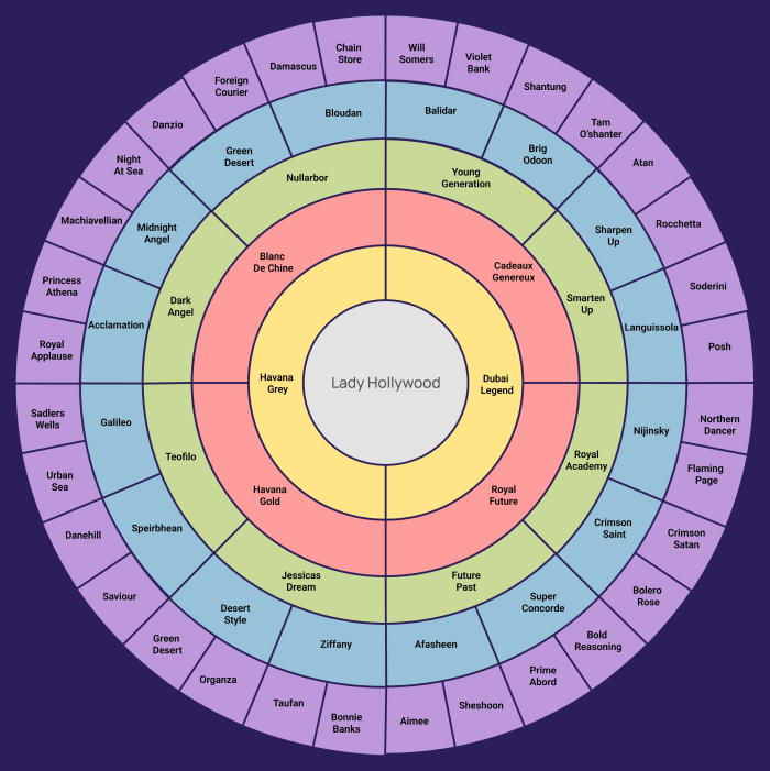 Omnihorse Pedigree Chart Conceptual Sketch